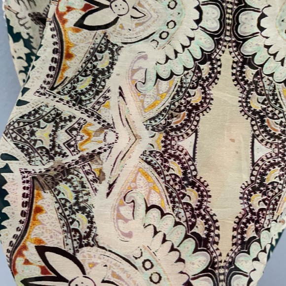 COPY - ETRO Printed Voluminous Blouse with Crochet Lace - Picture 7 of 7